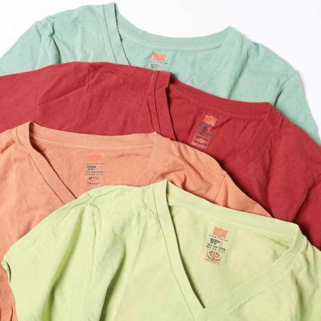 HANES x BEAMS BOY ヘインズ ビームスボーイ 別注 日本製 USA COTTON VネックポケットTシャツ 4枚セット HW-B302 XS 半袖 トップス g13409