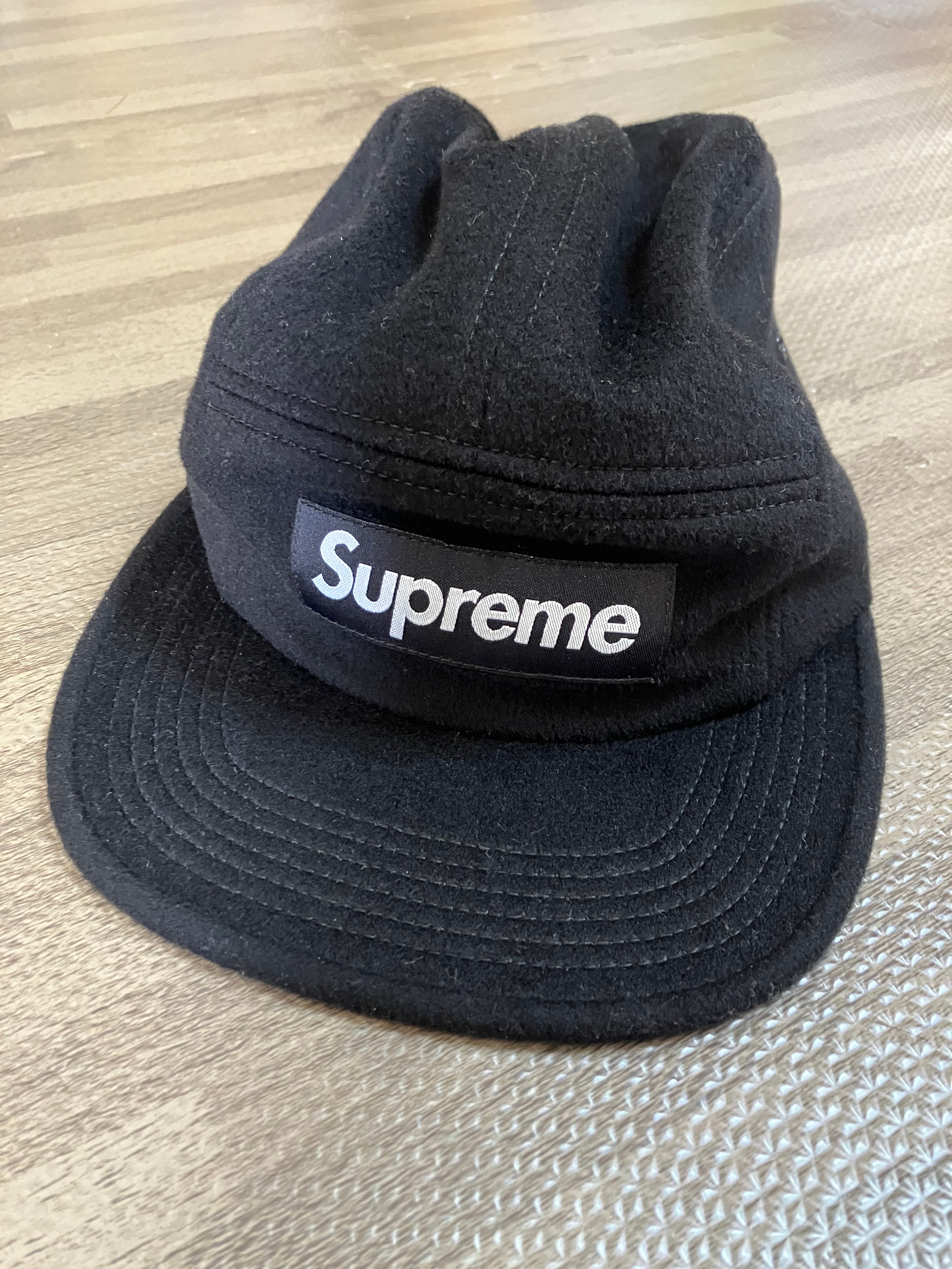 Supreme Wool Camp Cap "Black"