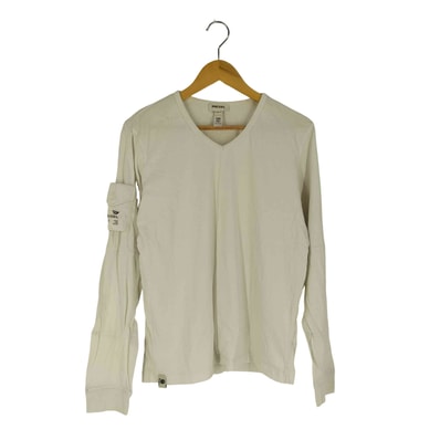 ONLY THE BRAVE 袖ポケット Vネック L/S Tシャツ y2k【1143008948376】