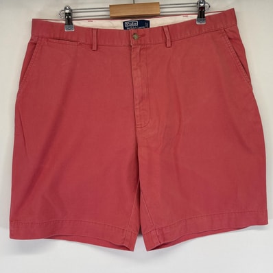古着 ポロバイラルフローレン Polo by Ralph Lauren ショートパンツ ポロチノ ハーフパンツ PROSPECT SHORT w38 ピンク系 メンズ