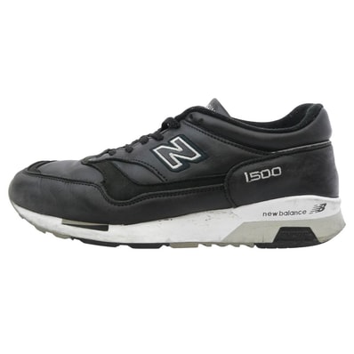 NEW BALANCE ニューバランス スニーカー M1500BK M1500BK Black ブラック レザー スニーカー ブラック系 US9.5【中古】