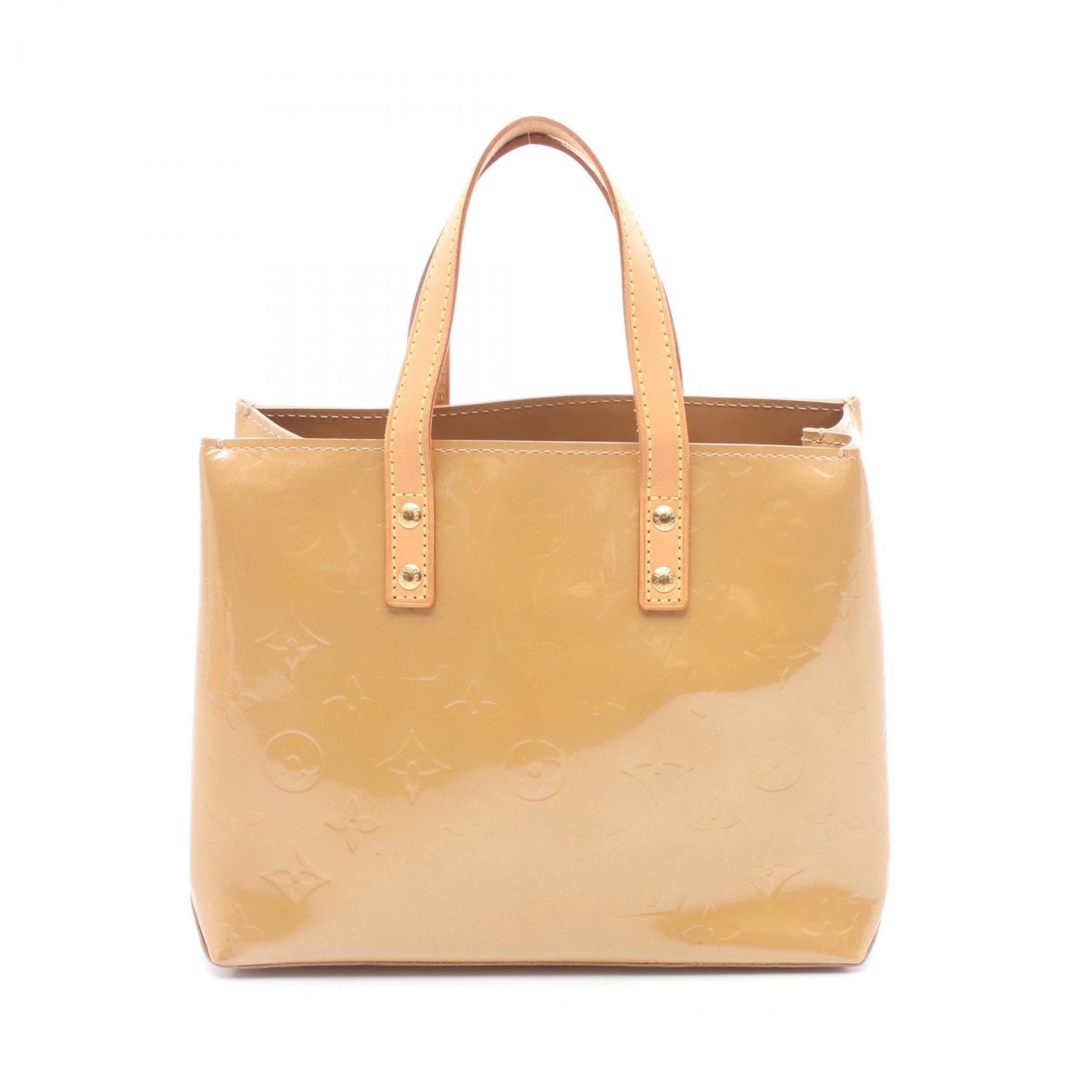 ルイ・ヴィトン LOUIS VUITTON リードPM ハンドバッグ バッグ レザー ヴェルニ ノワゼット レディース ベージュ系 M91334 【中古】