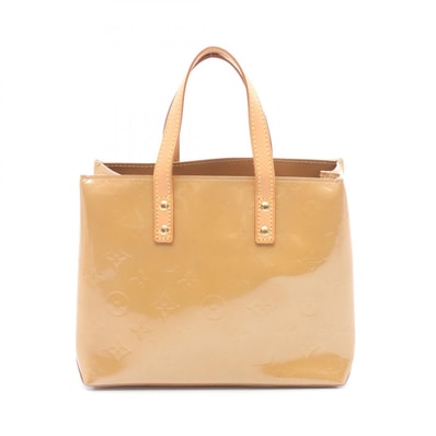 ルイ・ヴィトン LOUIS VUITTON リードPM ハンドバッグ バッグ レザー ヴェルニ ノワゼット レディース ベージュ系 M91334 【中古】
