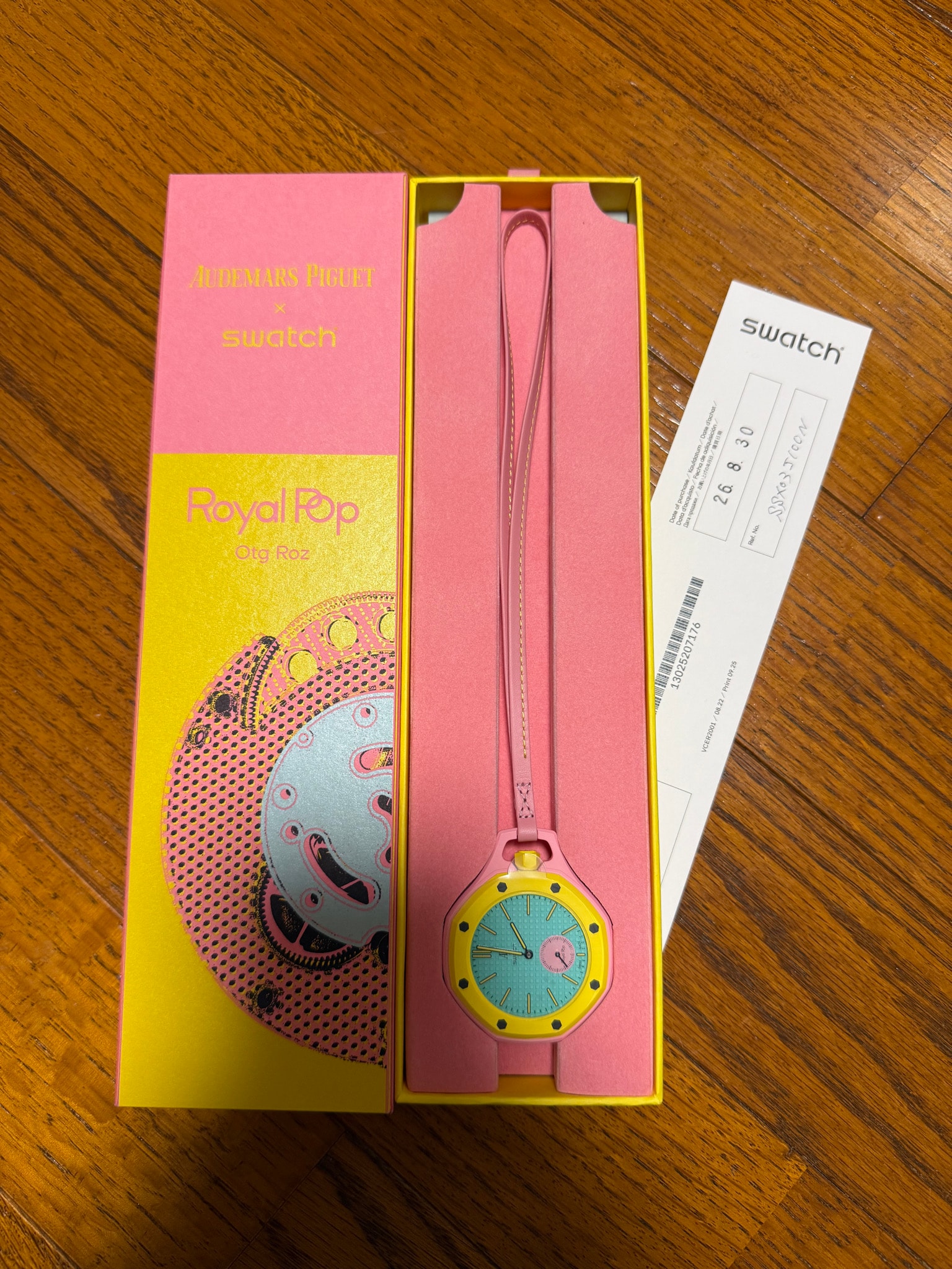 Swatch x Audemars Piguet Royal Pop Otg Roz "Pink/Yellow"