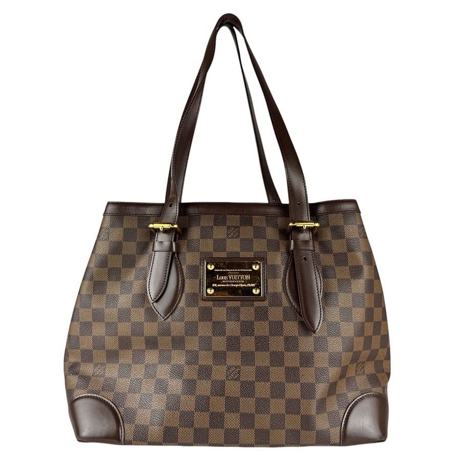 ルイ ヴィトン LOUIS VUITTON ショルダーバッグ ダミエ ハムステッドMM ダミエキャンバス エベヌ レディース N51204【中古】 z9096