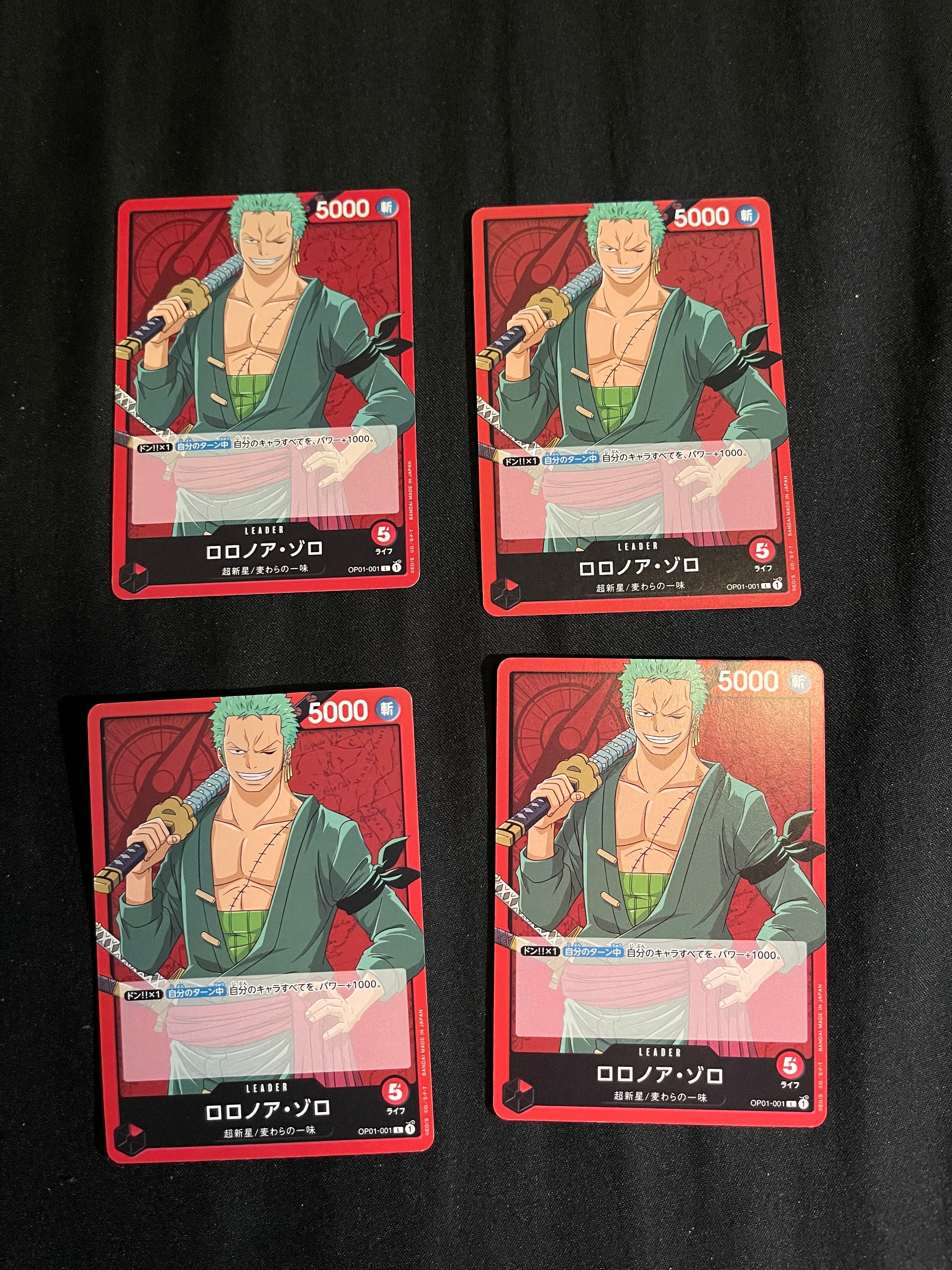 PSA10】ロロノア・ゾロ L パラレル [OP01-001] (プレミアムカード