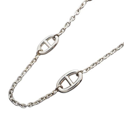★最終価格【6jib0318】エルメス ネックレス シェーヌダンクル ファランドール シルバー925【中古】メンズ レディース ユニセックス