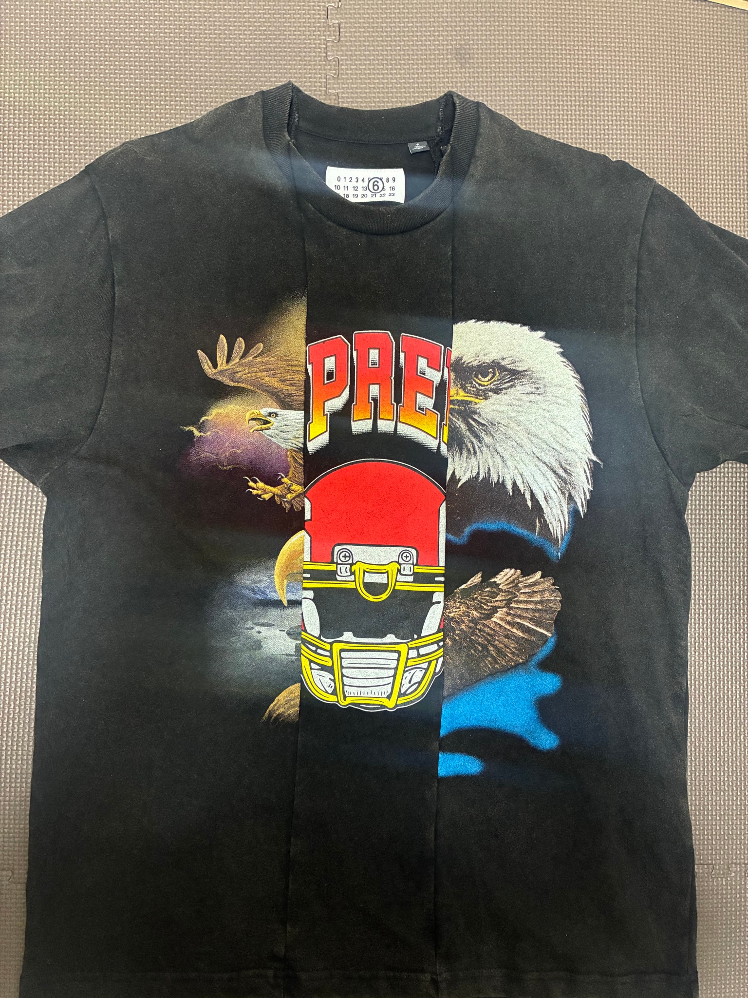 Supreme x MM6 Maison Margiela Split S/S Top "Black"