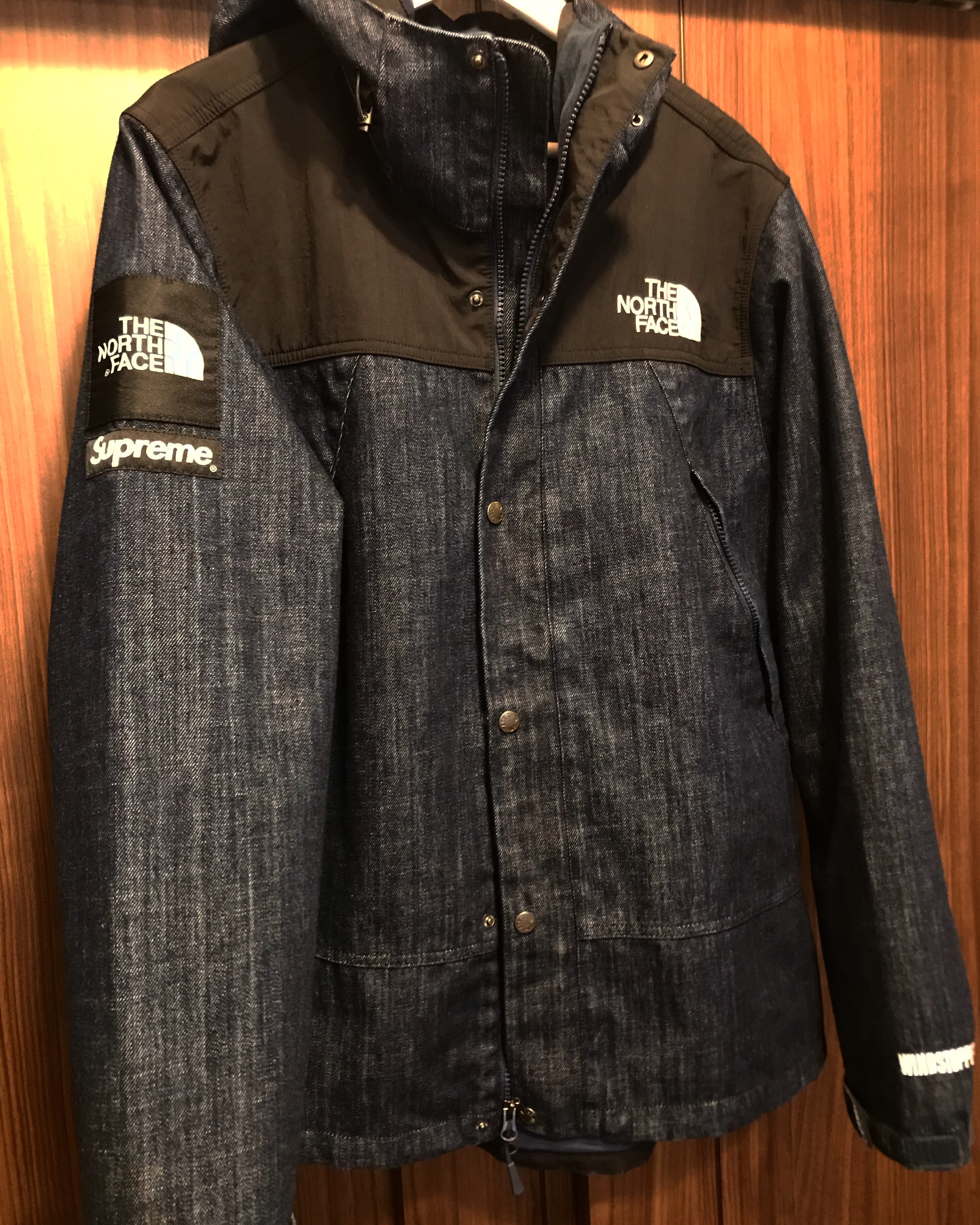Supreme The North Face Denim Dot Shot Jacket "Denim"