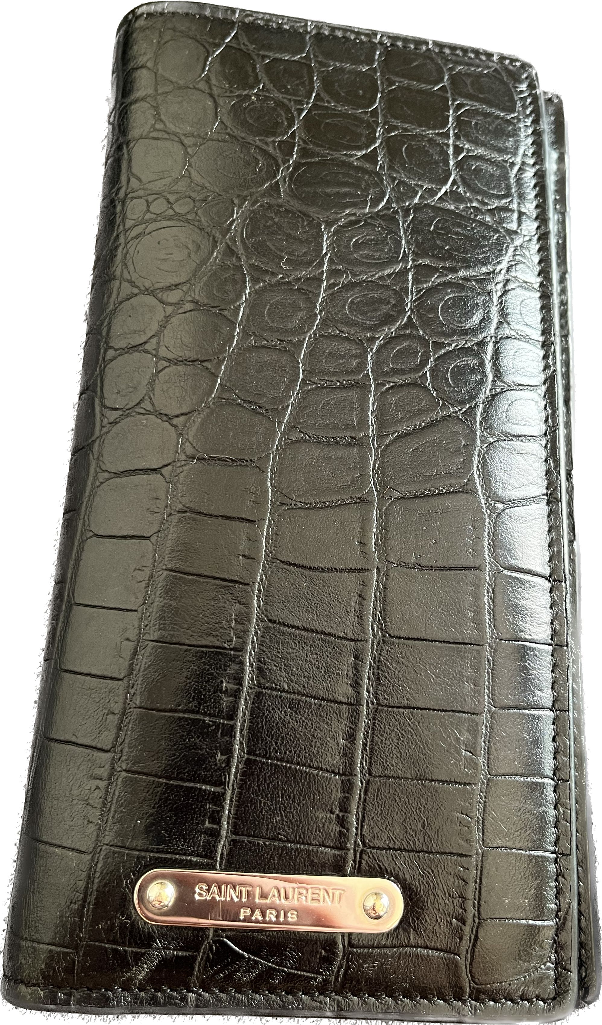 サンローラン SaintLaurent長財布 IDプレート レザー