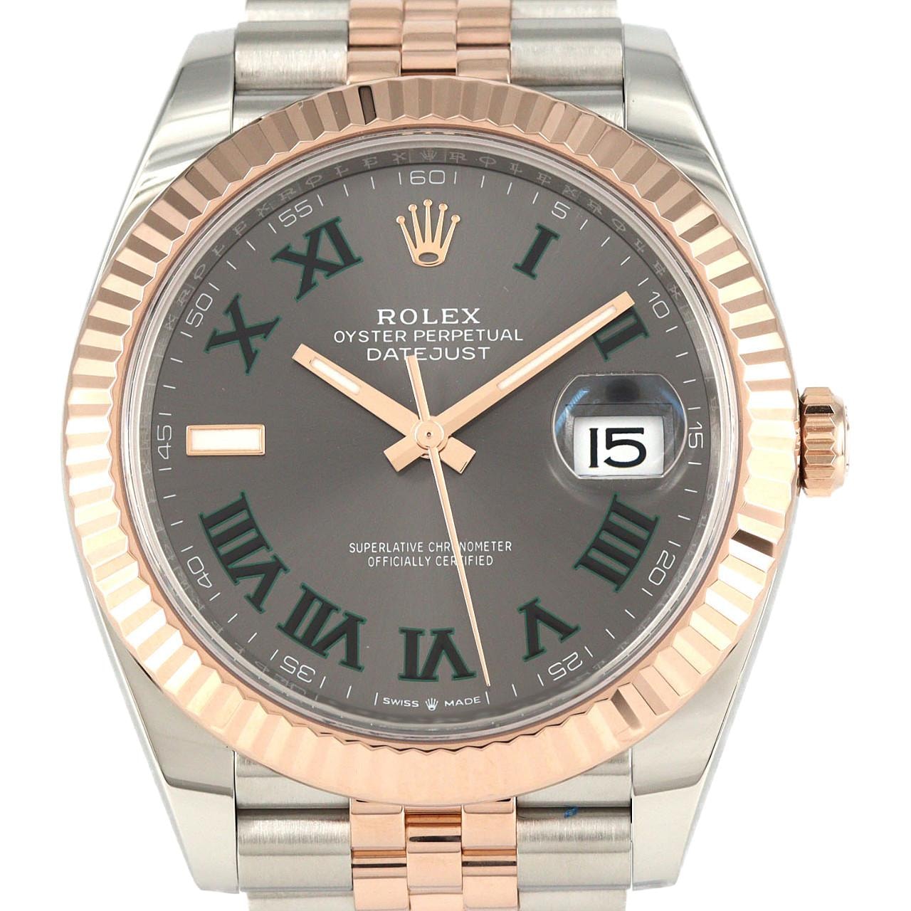 ロレックス デイトジャスト 126331 SSxPG 自動巻 ランダム番