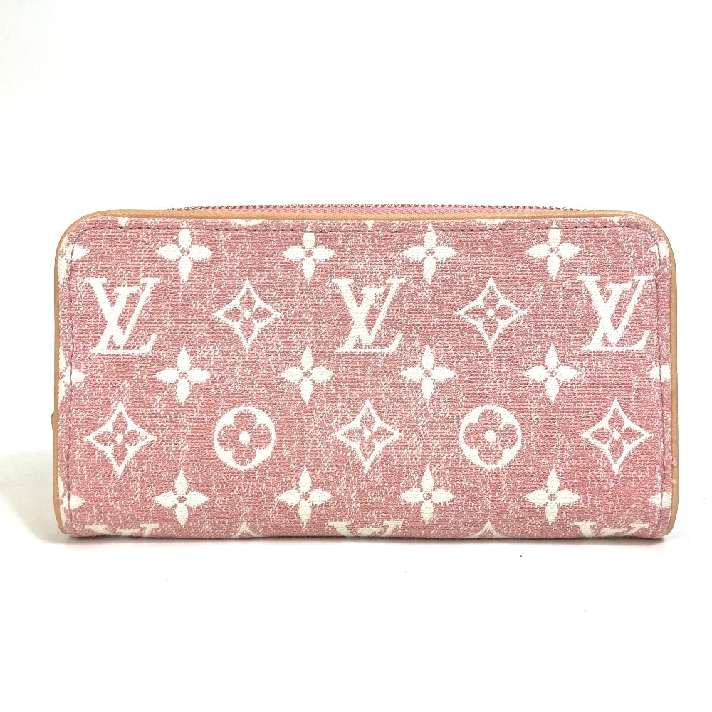 ルイヴィトン LOUIS VUITTON ジッピーウォレット M81182 モノグラムデニム ラウンドファスナー 長財布 モノグラムデニム ピンク
