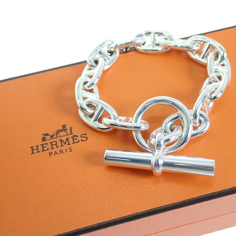 Hermes Chaine D'ancre MM Bracelet "Silver"