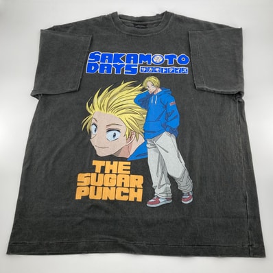 【新品】 THE SUGAR PUNCH(ザ シュガーパンチ) SAKAMOTO DAYS SS TEE SHIN M 半袖Tシャツ ブラック