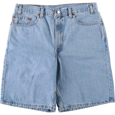 古着 90年代 リーバイス Levi's 550 RELAXED FIT デニムショーツ ハーフパンツ ジョーツ USA製 メンズw37相当 ヴィンテージ/eaa661893