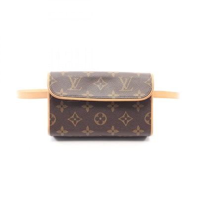 ルイ・ヴィトン LOUIS VUITTON ポシェットフロランティーヌ モノグラム ウエストバッグ ボディバッグ バッグ PVCコーティングキャンバス レザー モノグラム レディース ブラウン系 M51855 【中古】