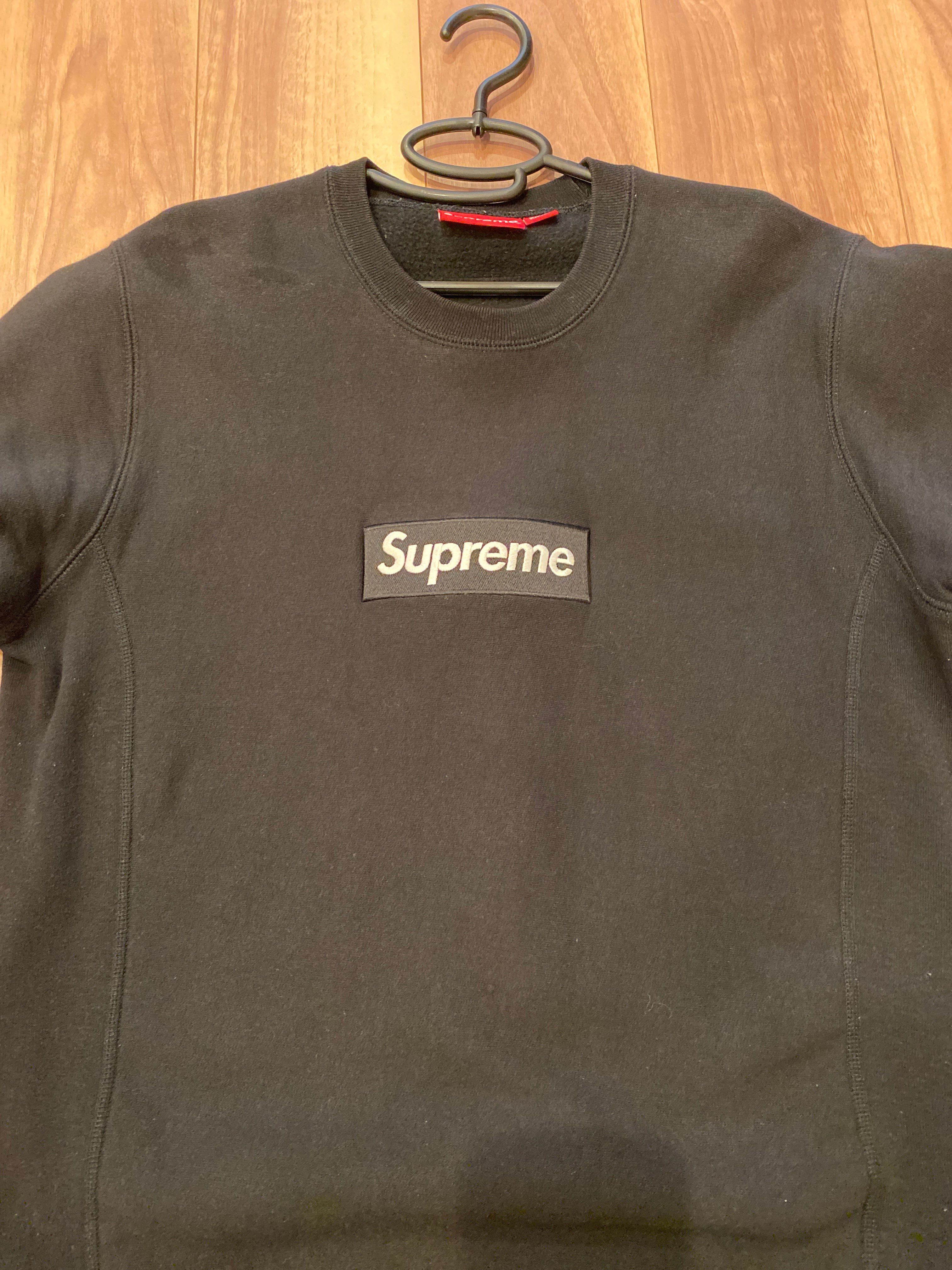 Supreme Box Logo Crewneck Sweatshirt "Black" (18FW)