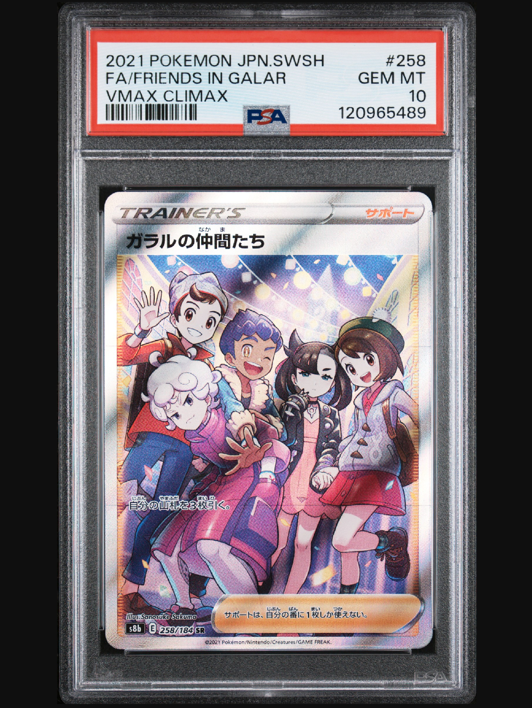 ガラルの仲間たち SR[S8b 258/184](ハイクラスパック「VMAXクライマックス」)