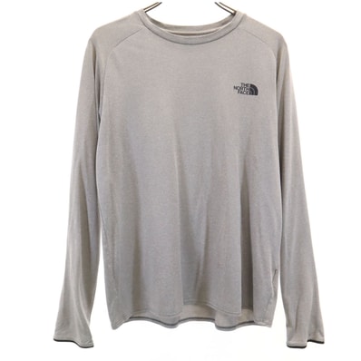 THE NORTH FACE ノースフェイス 長袖 アンダー Tシャツ M グレー NT61435 アウトドア ロンT