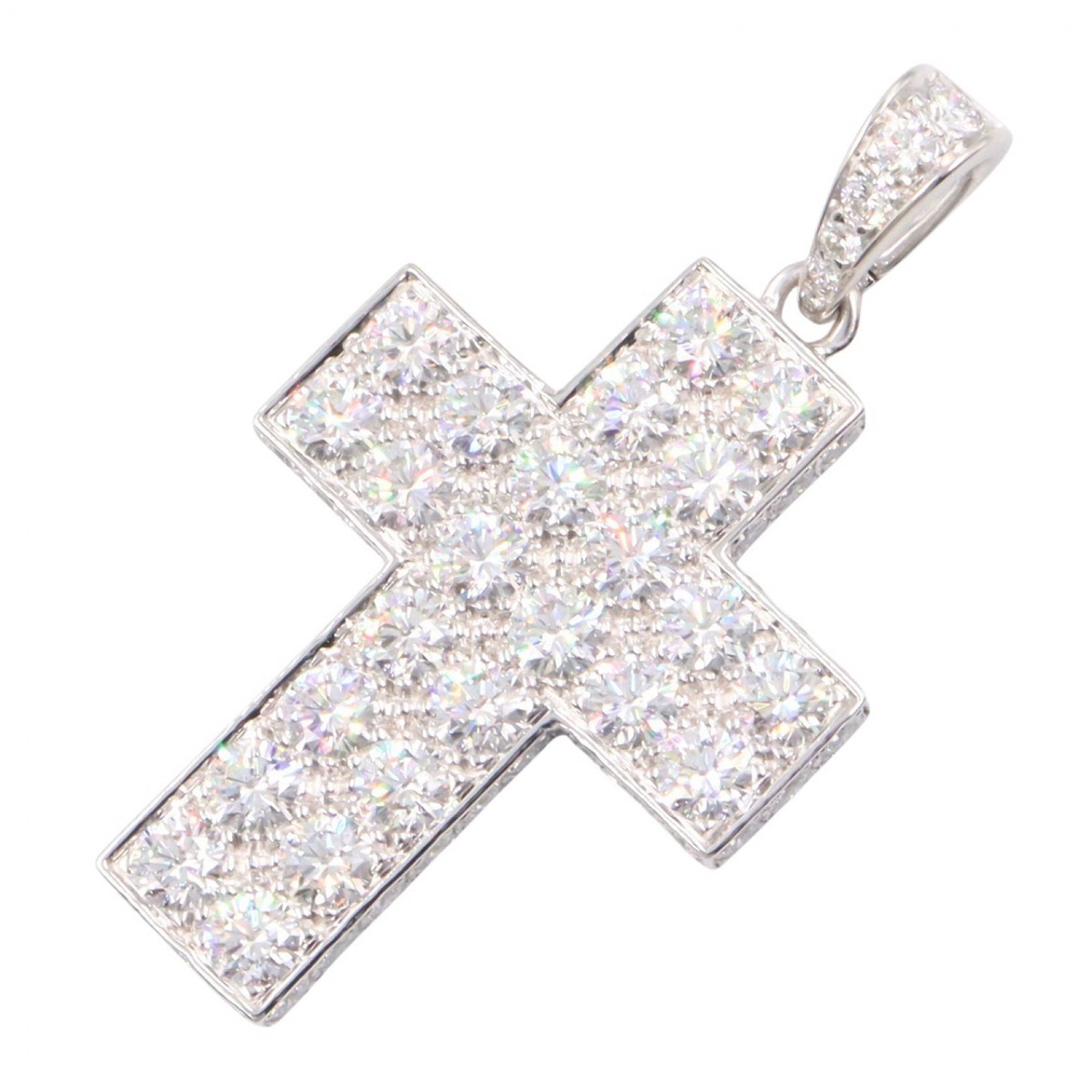 カルティエ CARTIER スクレドゥブドゥワール ダイヤ トップ ペンダントトップ ジュエリー K18WG(ホワイトゴールド) ダイヤモンド レディース シルバー系 / クリア系 HP300029 【中古】