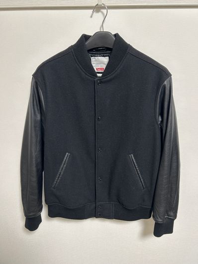 Supreme Motion Logo Varsity Jacket "Black"