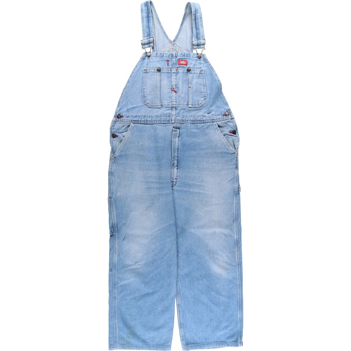 古着 ビッグサイズ ディッキーズ Dickies デニムオーバーオール メンズw40相当/eaa607023