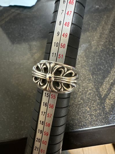 Chrome Hearts Floral Cross Ring "Silver"