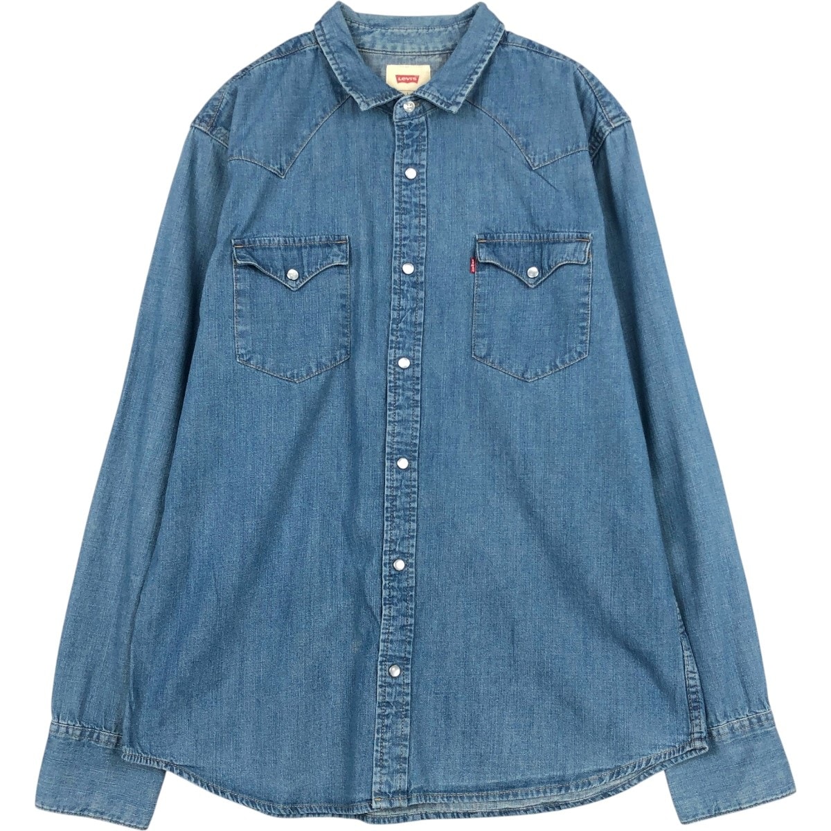古着 リーバイス Levi's 長袖 デニムウエスタンシャツ メンズL相当/eaa676829