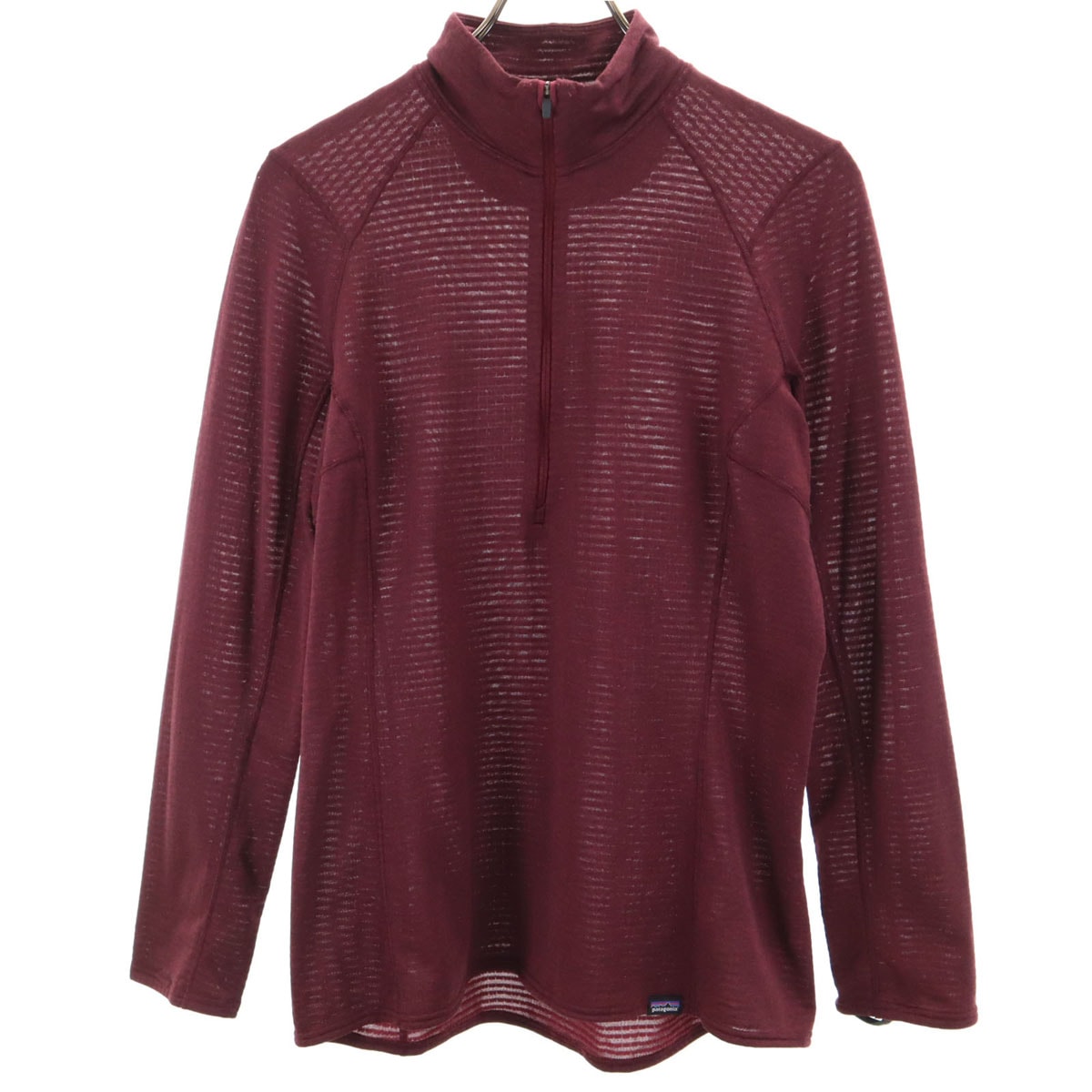 patagonia パタゴニア 長袖 ハーフジップ ウェア M パープルレッド系 アウトドア STY43662FA15