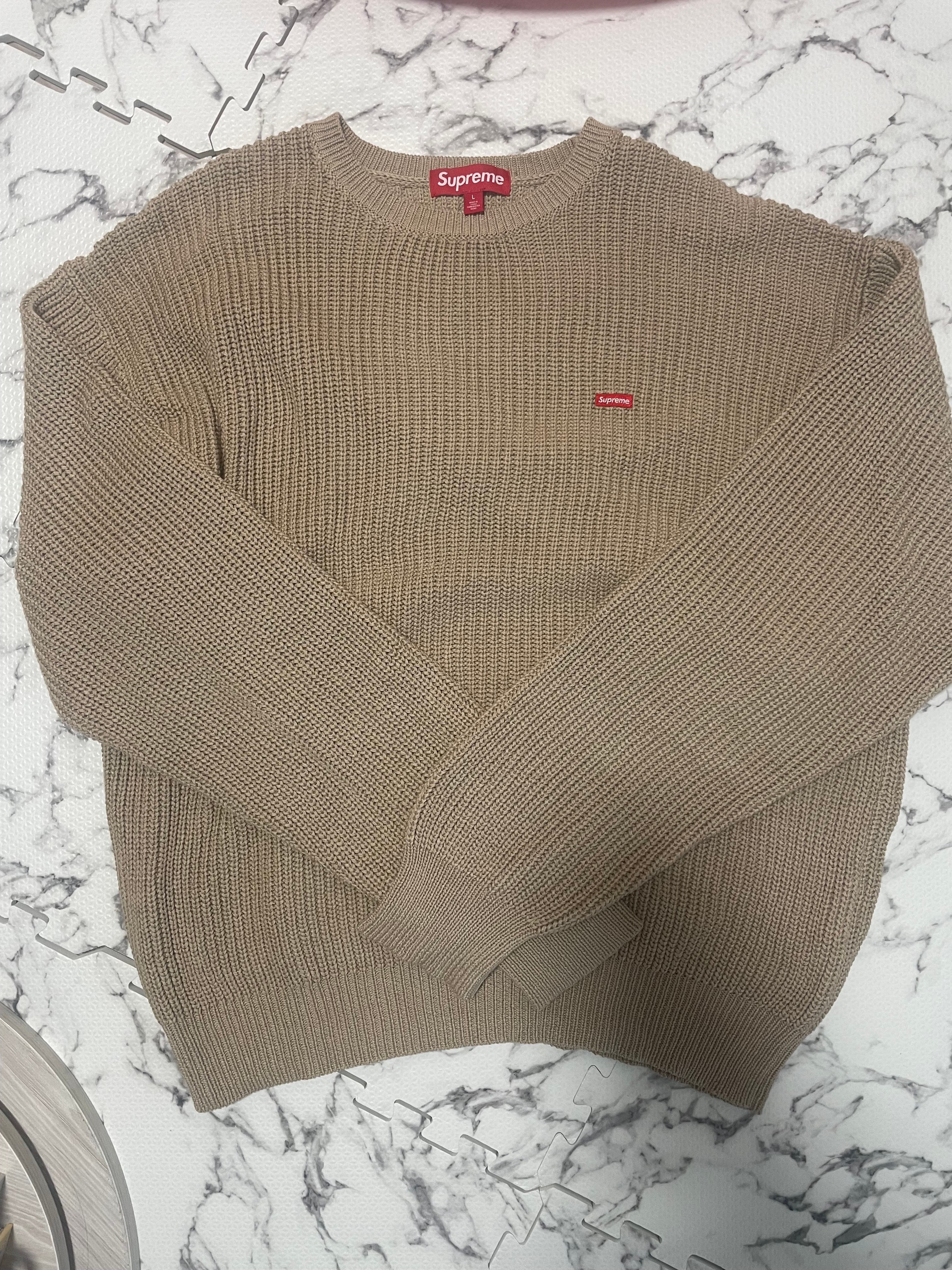 シュプリーム スモールボックス リブド セーター“マルチ Mサイズ Supreme Small Box Ribbed Sweater 