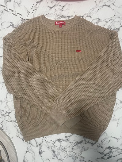 Supreme Small Box Ribbed Sweater Supreme Small Box Ribbed Sweater