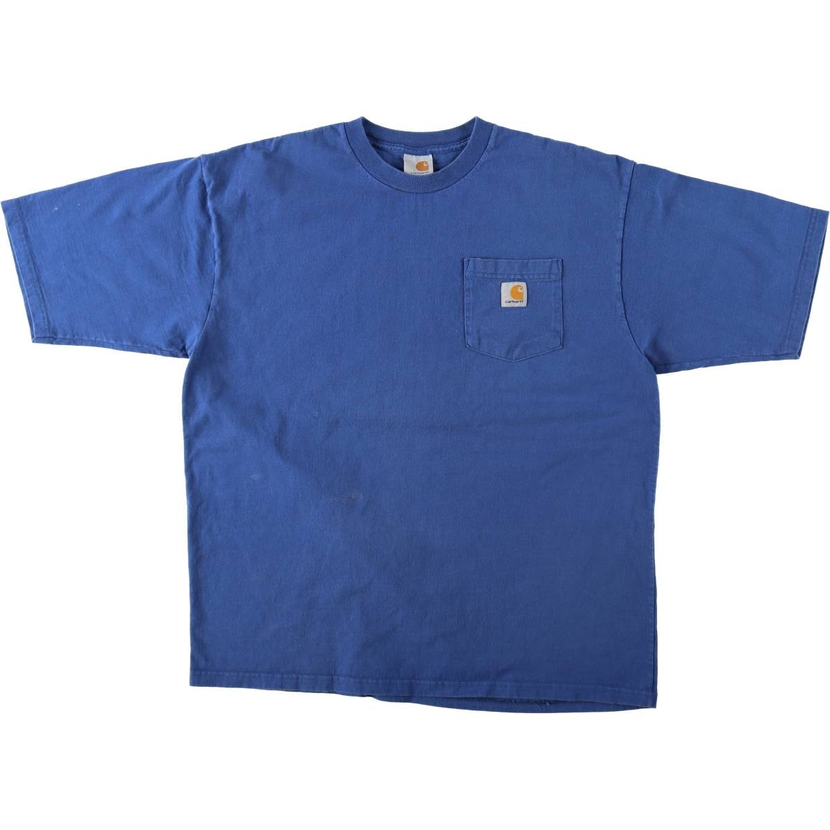 古着 カーハート Carhartt 半袖 ワンポイントロゴポケットTシャツ メンズXL相当/eaa621882