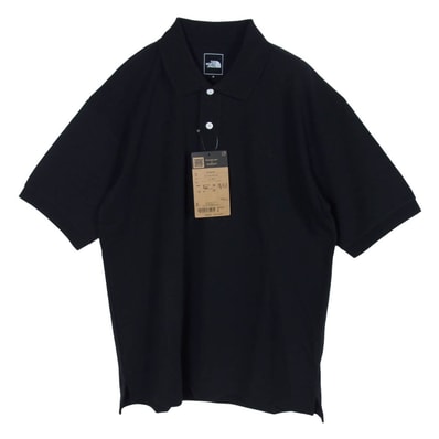 THE NORTH FACE ノースフェイス ポロシャツ NT22232 S/S Any Part Polo ショートスリーブ エニー パート 半袖 ポロシャツ ブラック系 M【新古品】【未使用】【中古】
