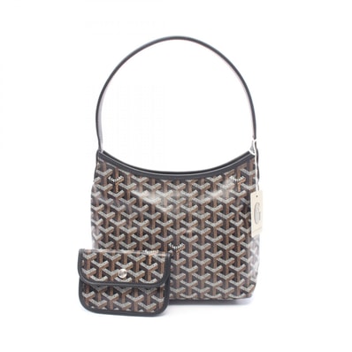 ゴヤール GOYARD ボエム ミニ ホーボーバッグ ハンドバッグ バッグ PVCコーティングキャンバス レザー レディース ブラック系 / ホワイト系 / ブラウン系 【中古】