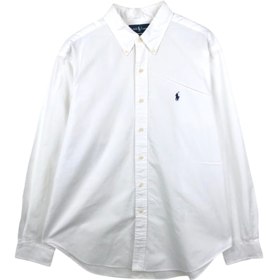 古着 ラルフローレン Ralph Lauren CLASSIC FIT クラシックフィット 長袖 ボタンダウンシャツ メンズXL相当/eaa661005