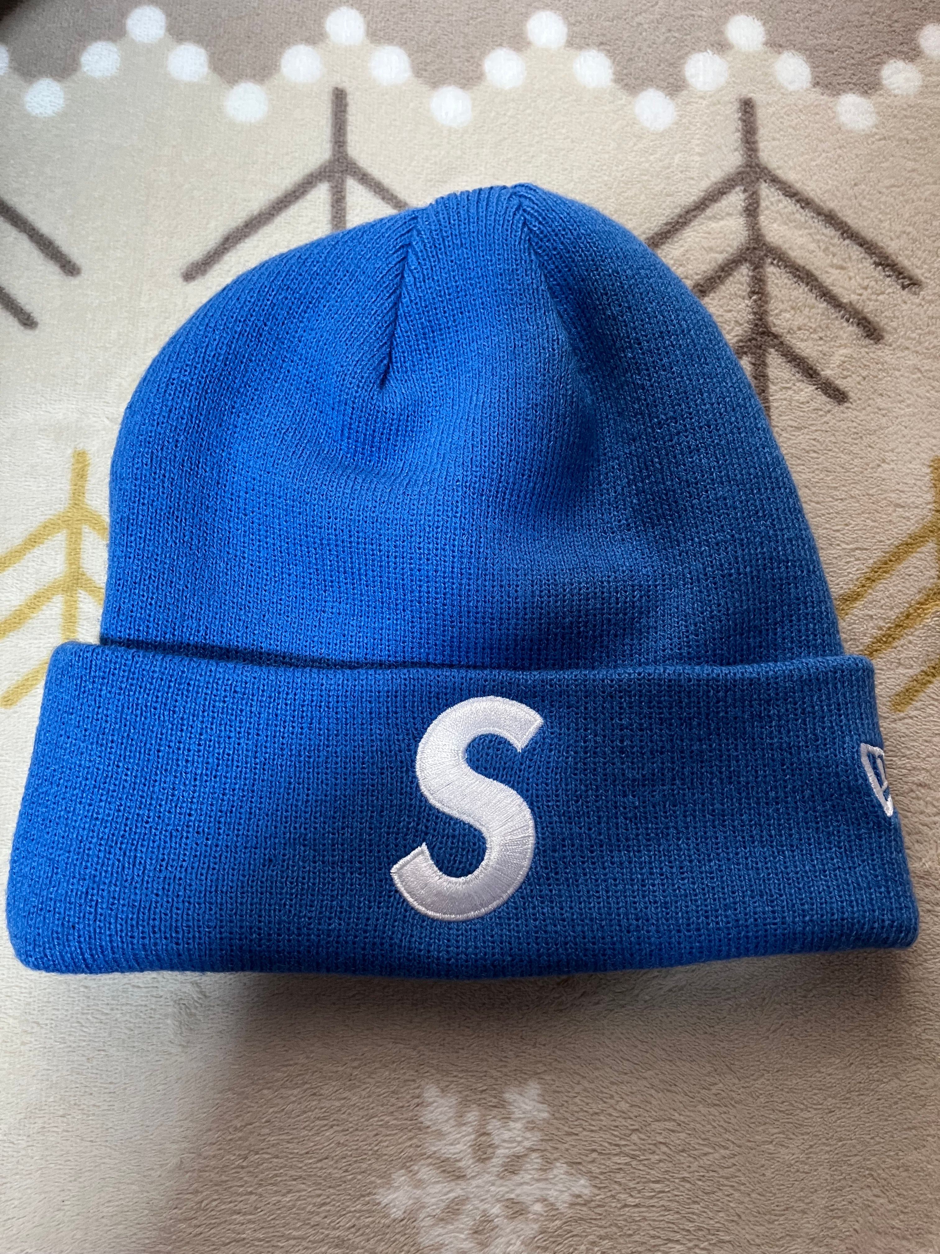 Supreme New Era S Logo Beanie "Blue" (24FW)