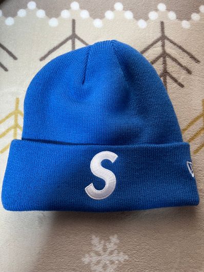 Supreme New Era S Logo Beanie "Blue" (24FW)