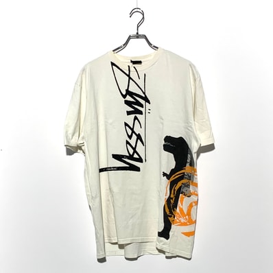 Stussy David Carson Dino Tee "White"