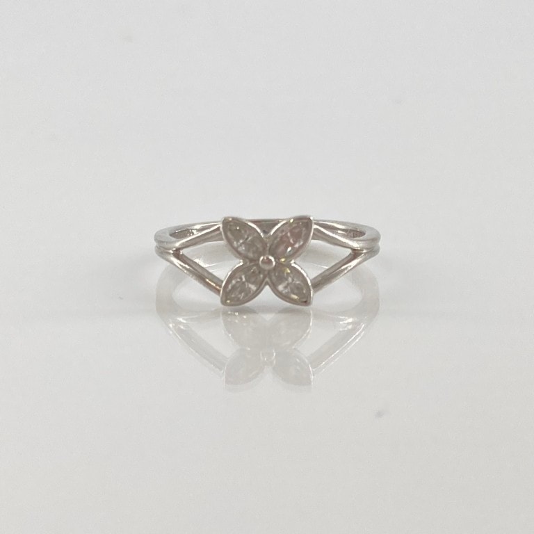 TIFFANY&Co.(ティファニー) ビクトリア ダイヤモンド PT950 リング・指輪 2.49g シルバー