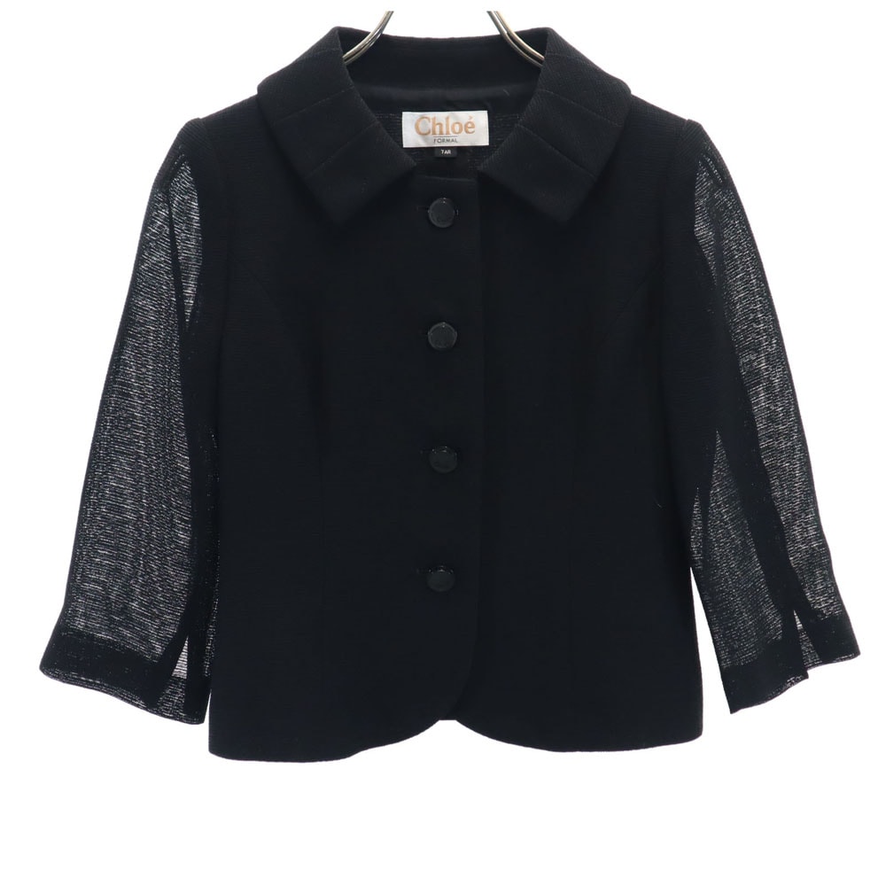 Chloe クロエ 日本製 スーツジャケット 7AR ブラック FORMAL