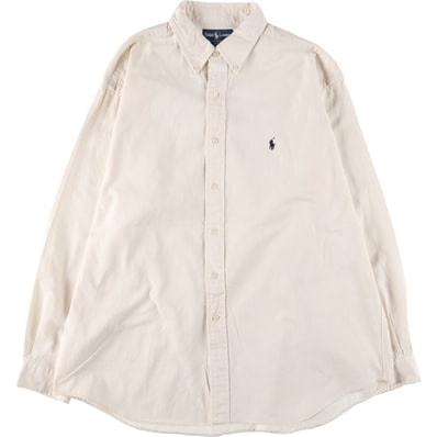 古着 ラルフローレン Ralph Lauren BLAKE 長袖 ボタンダウンシャツ メンズXL相当/eaa536230