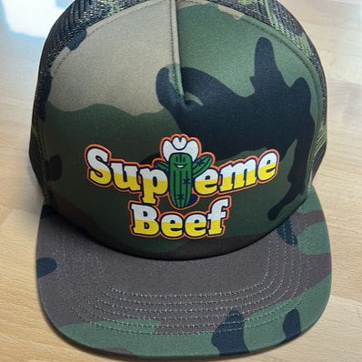 Supreme Beef Mesh Back 5-Panel "Camo"
