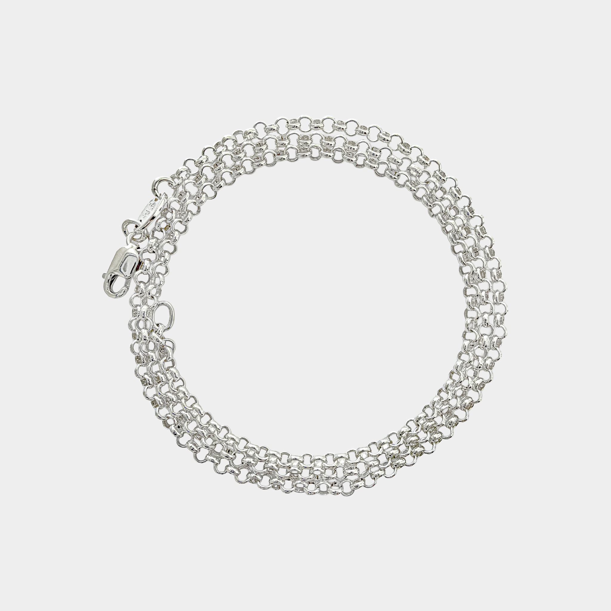 Chrome Hearts Roll Chain Necklace "Silver"
