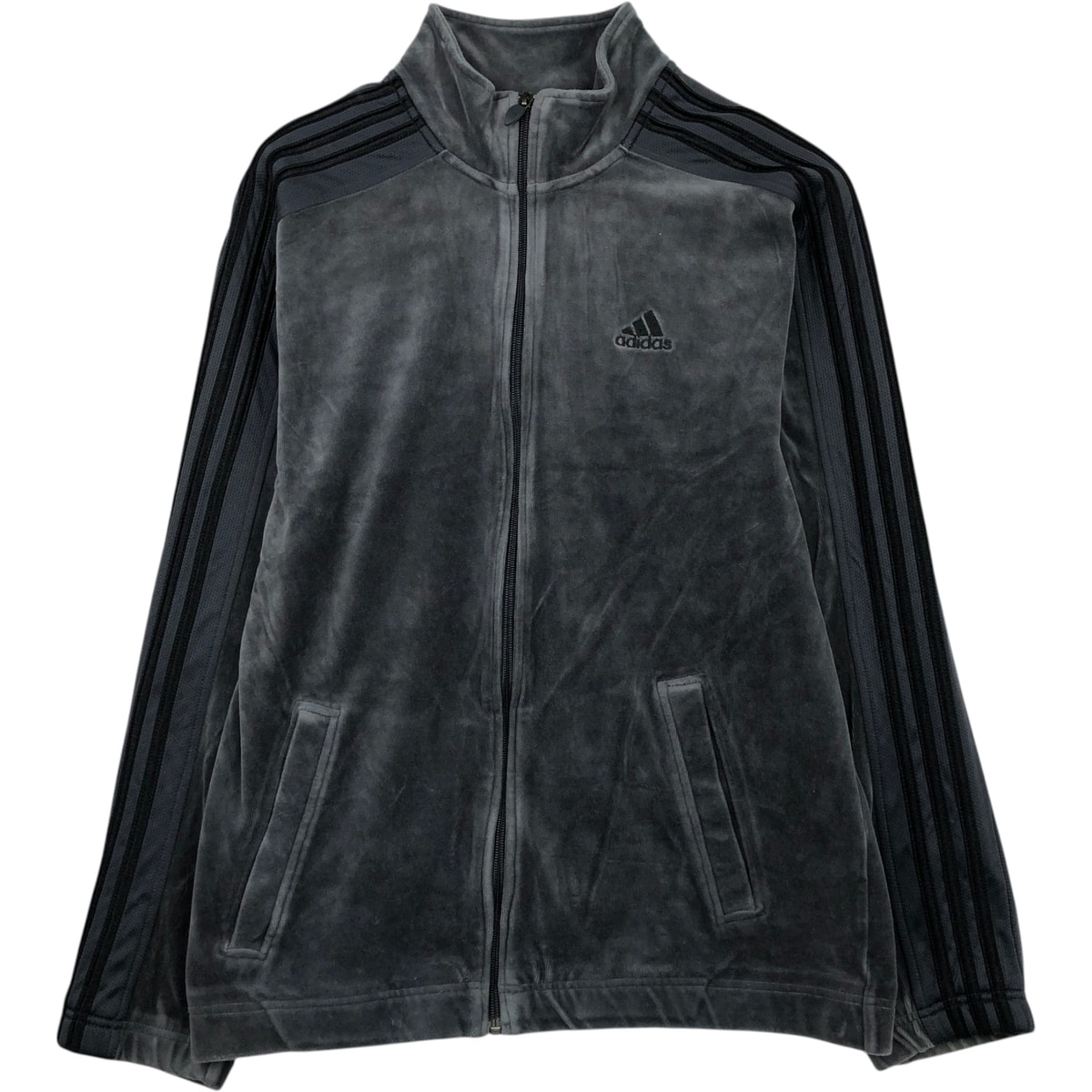 古着 00年代 アディダス adidas ベロアジャージ トラックジャケット メンズM相当/eaa634513