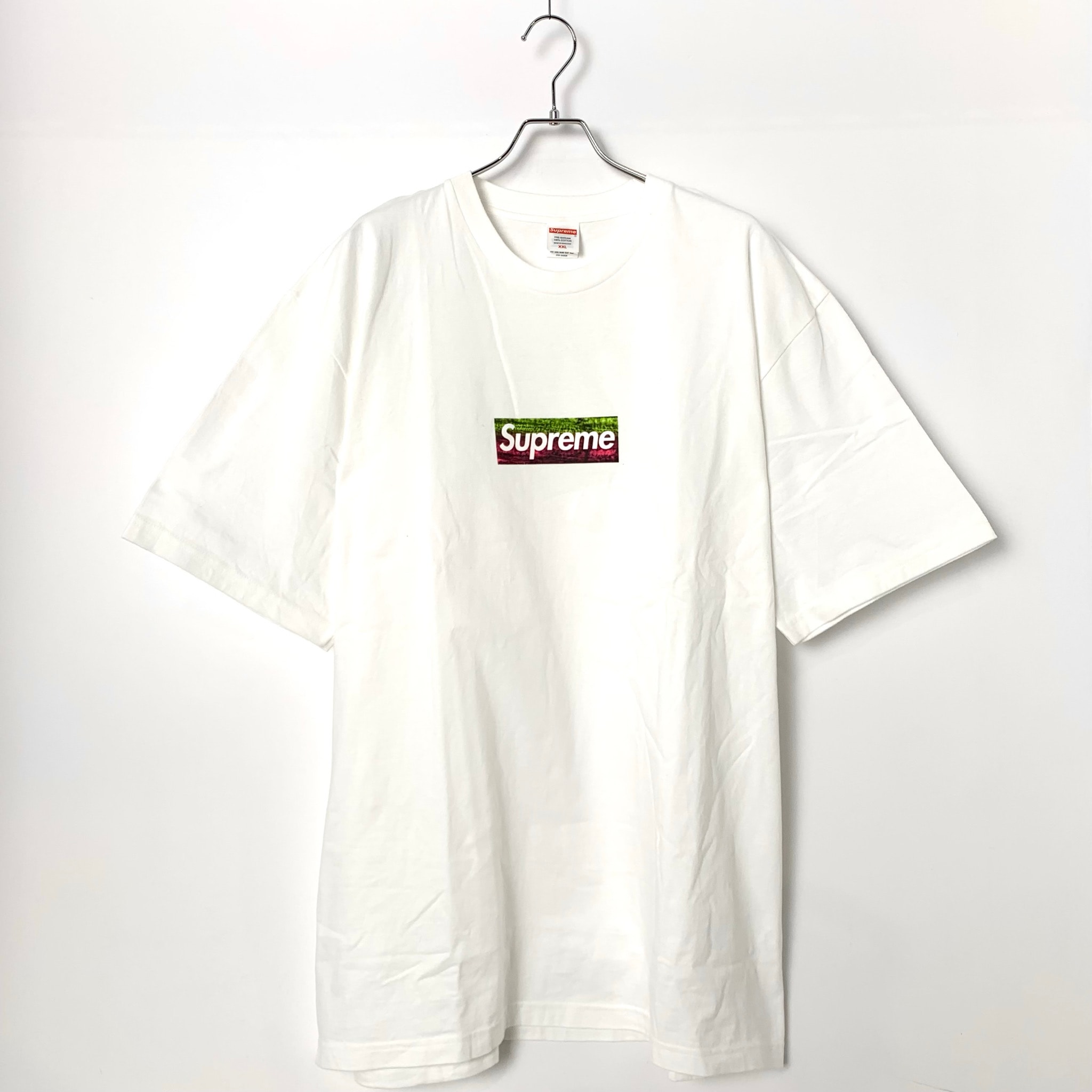 Supreme Los Angeles Fire Relief Box Logo Tee "White"
