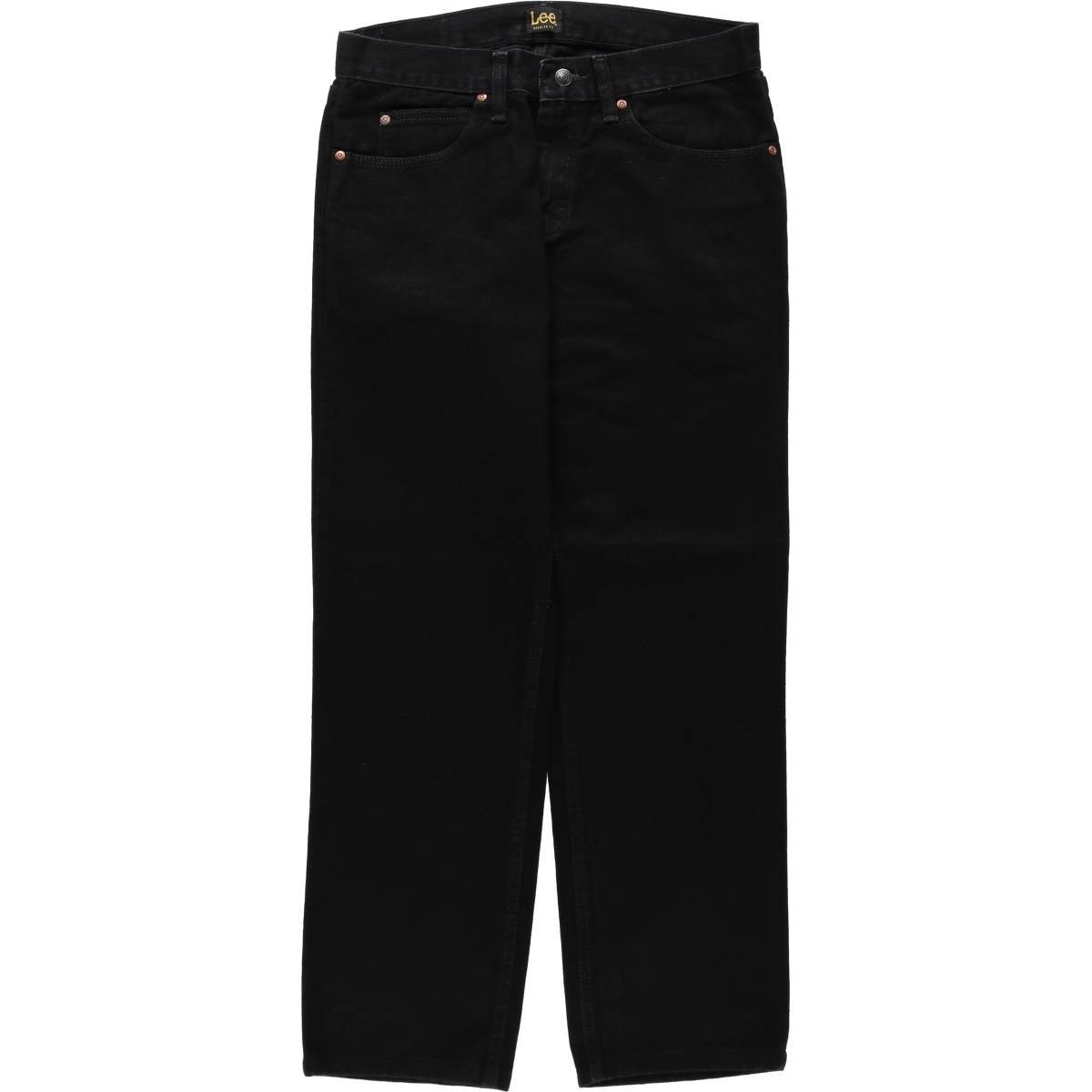 古着 リー Lee REGULAR FIT ブラックデニム ストレートデニムパンツ メンズw33相当/eaa569506