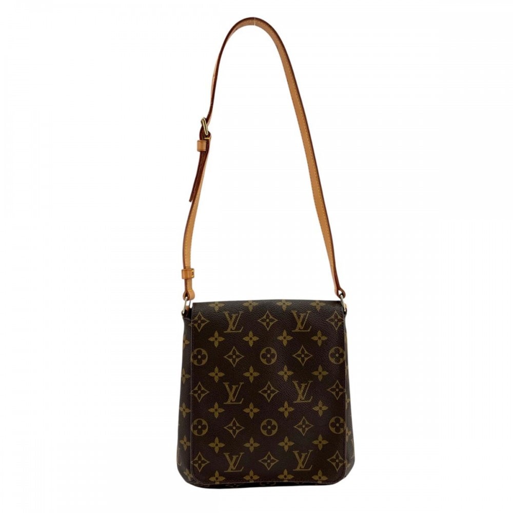 LOUIS VUITTON ルイヴィトン ショルダーバッグ 肩掛け ミュゼットサルサ ショートショルダー  M51258 モノグラムキャンバス    ブラウン 茶 ゴールド金具 レディース【中古品】