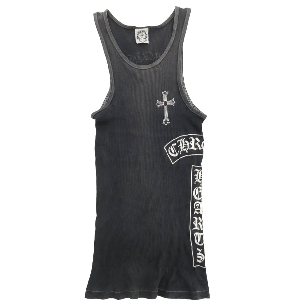 Chrome Hearts Old Fuck You Rib Tank Top "Black"