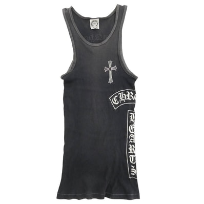 Chrome Hearts Old Fuck You Rib Tank Top "Black"