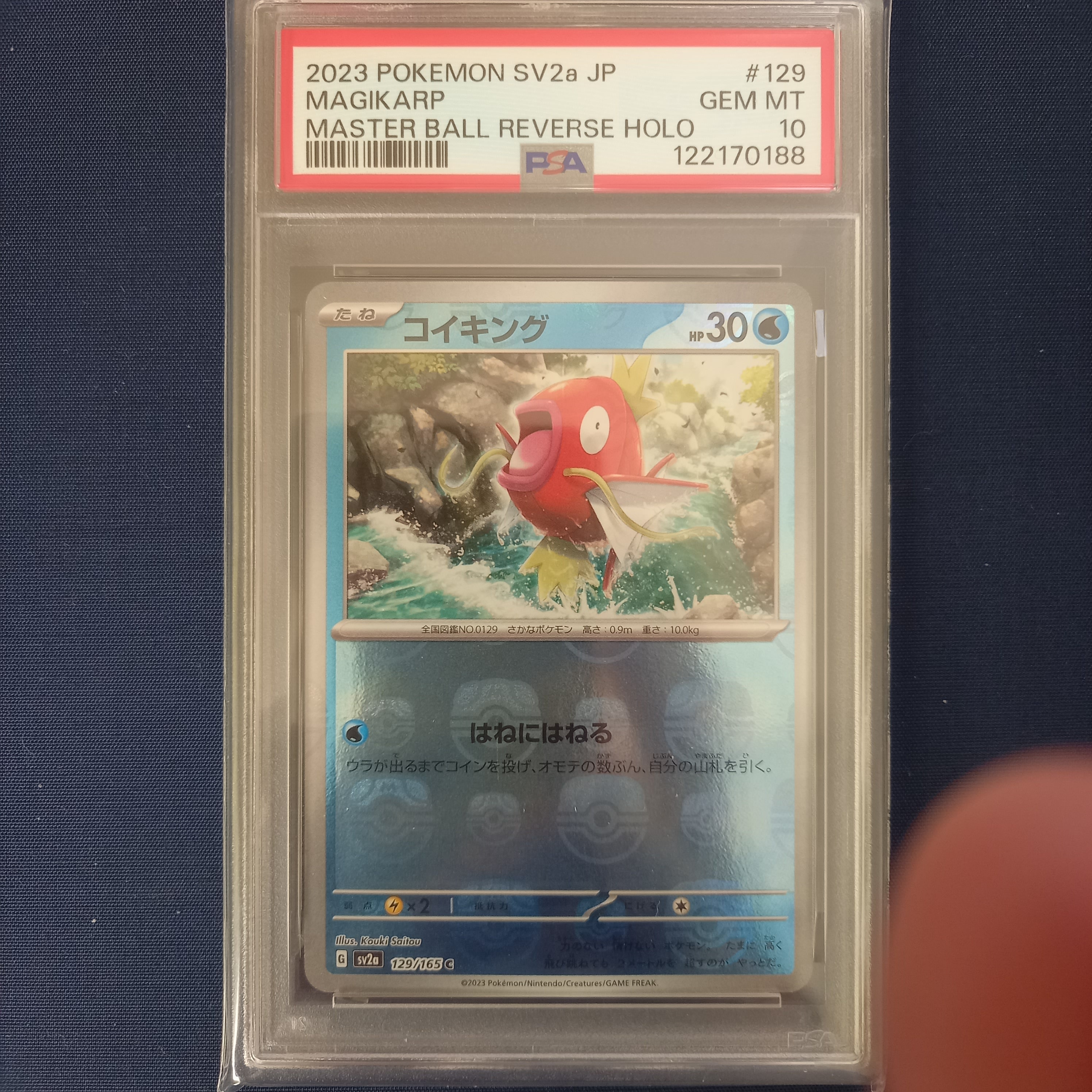 コイキング C: マスターボールミラー[SV2a 129/165](強化拡張パック「ポケモンカード151」)
